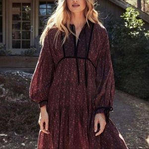 Dôen Azalea balloon sleeve dress